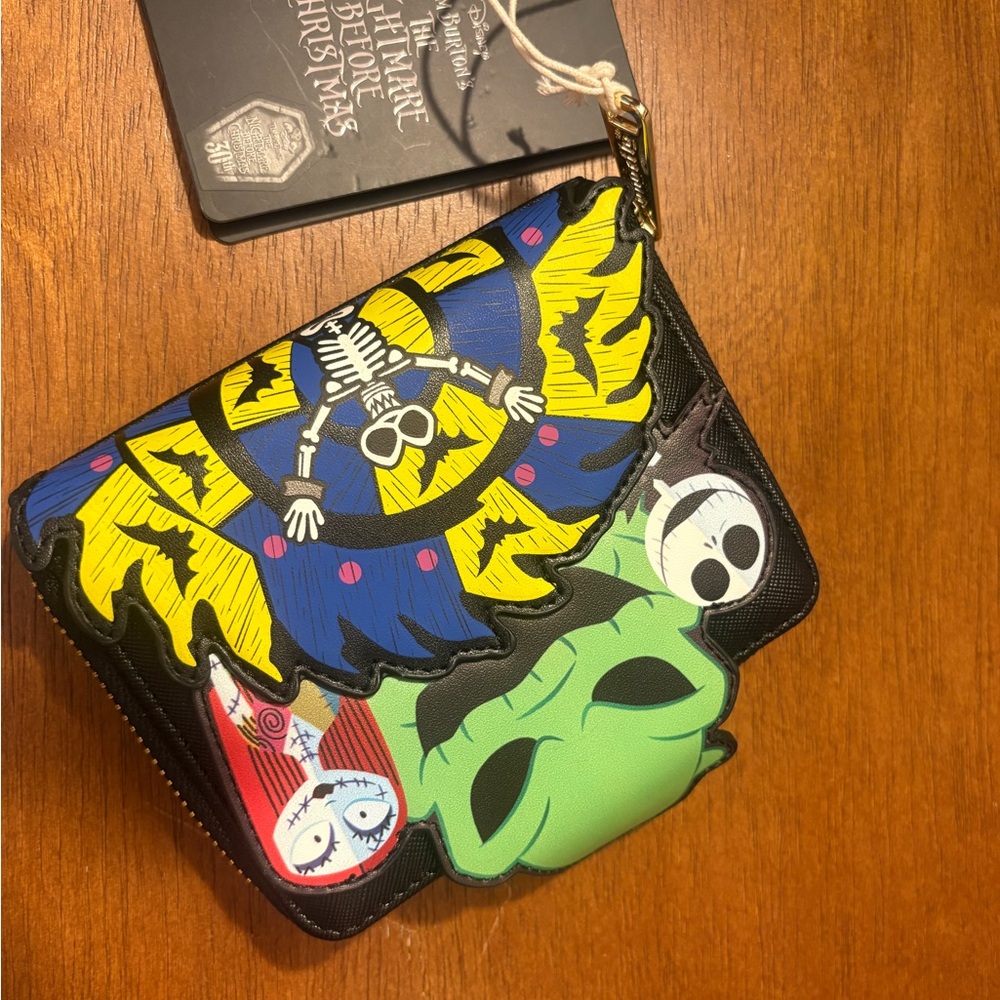 Nightmare Before Christmas Zip Around Loungefly wallet. NWT